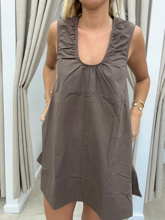 Du Soleil Choc Mini Dress - Cotton