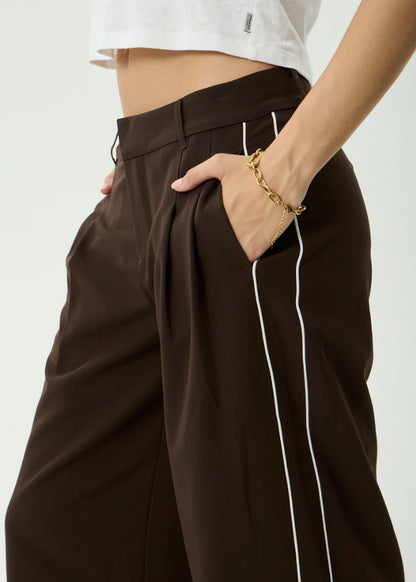 Dita - Low Rise Trouser - Coffee