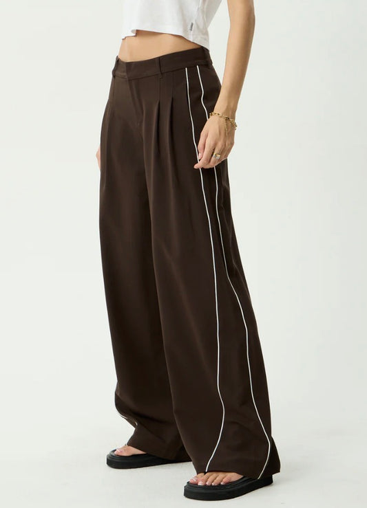 Dita - Low Rise Trouser - Coffee