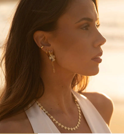 Lucky Charm Gold Clover Necklace - Arms of Eve