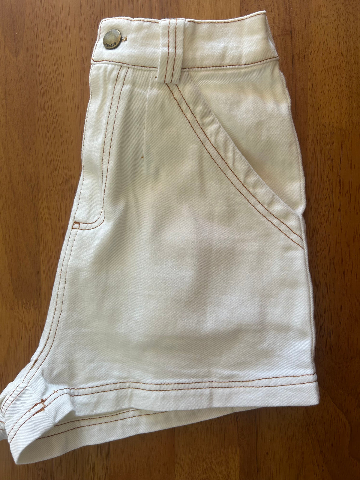 By Frankie White Contrast Denim Set - Shorts
