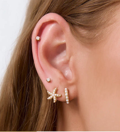 Malibu Pearl Earrings- Arms of Eve