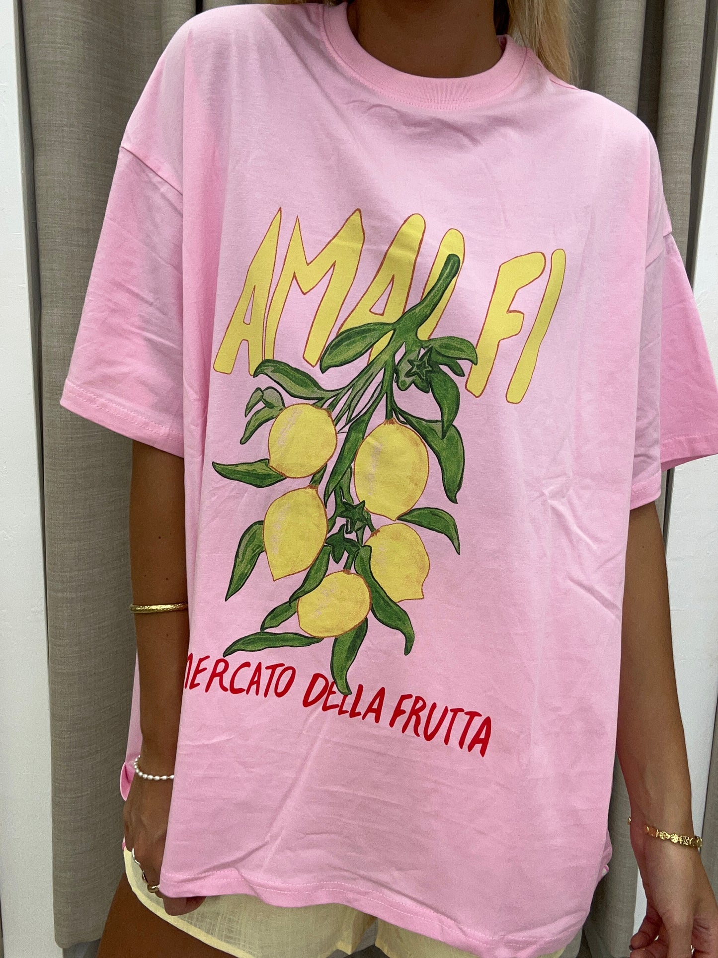 Amalfi Pink/Yellow Set - Top Cotton By Frankie