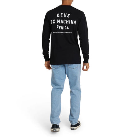 Venice Ls Tee Black - Deus Ex Machina