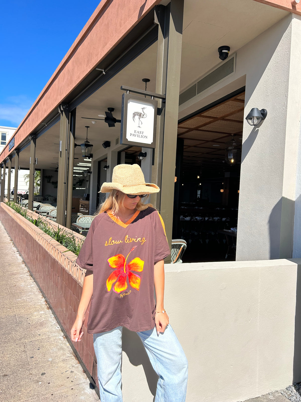By Frankie Choc Hibiscus Tee