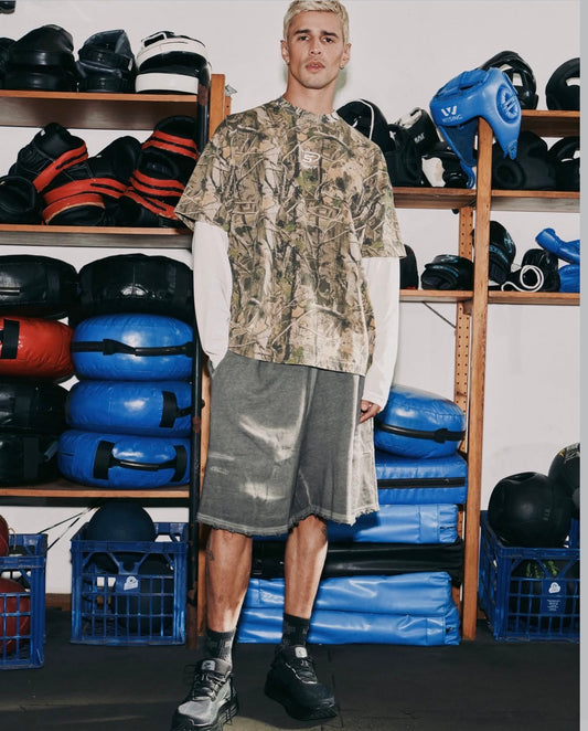 Round One Layered Tee Vintage Camo - SSAINT