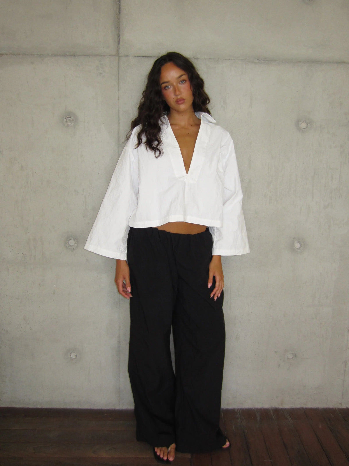 Khami Swim Blanc Shirt White