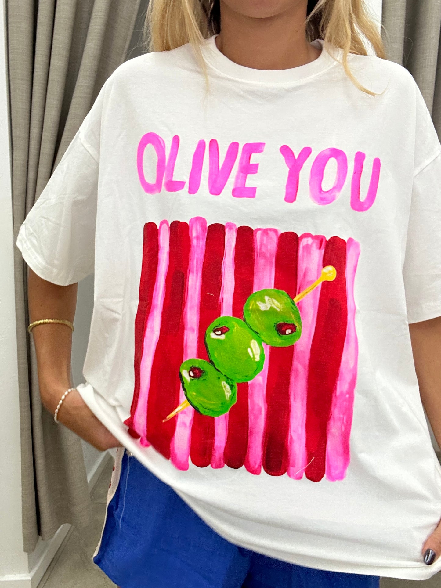 Olive You T-Shirt Cotton - By Frankie