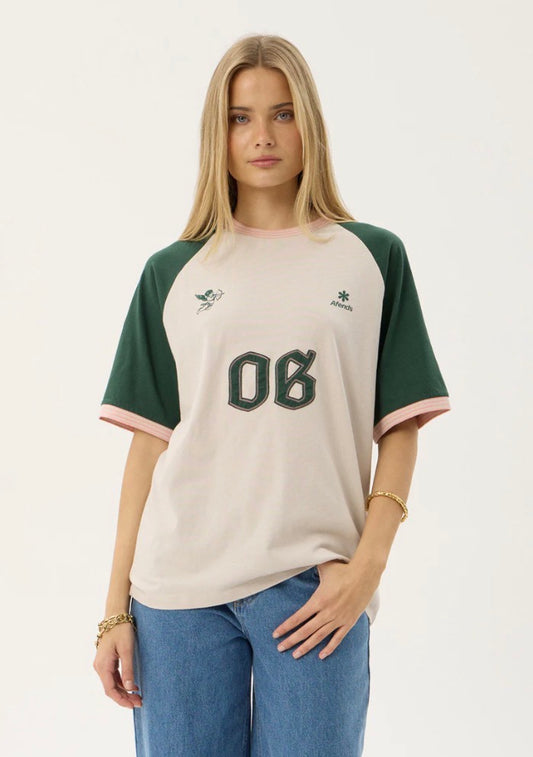 Give Em Hell - Oversized Tee - Moonbeam