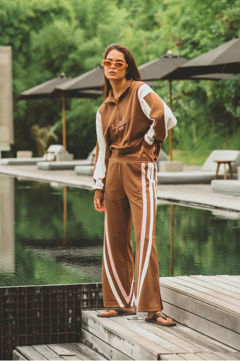 1996 Trackside Pant Mocha - Araminta James