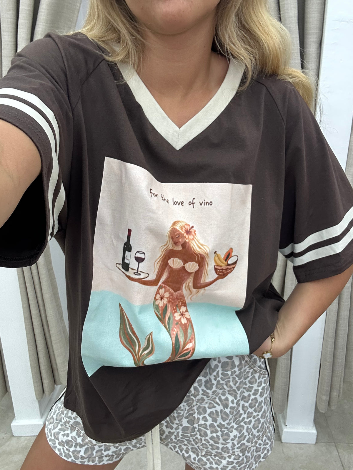 By Frankie For the Love of Vino Choc Tee