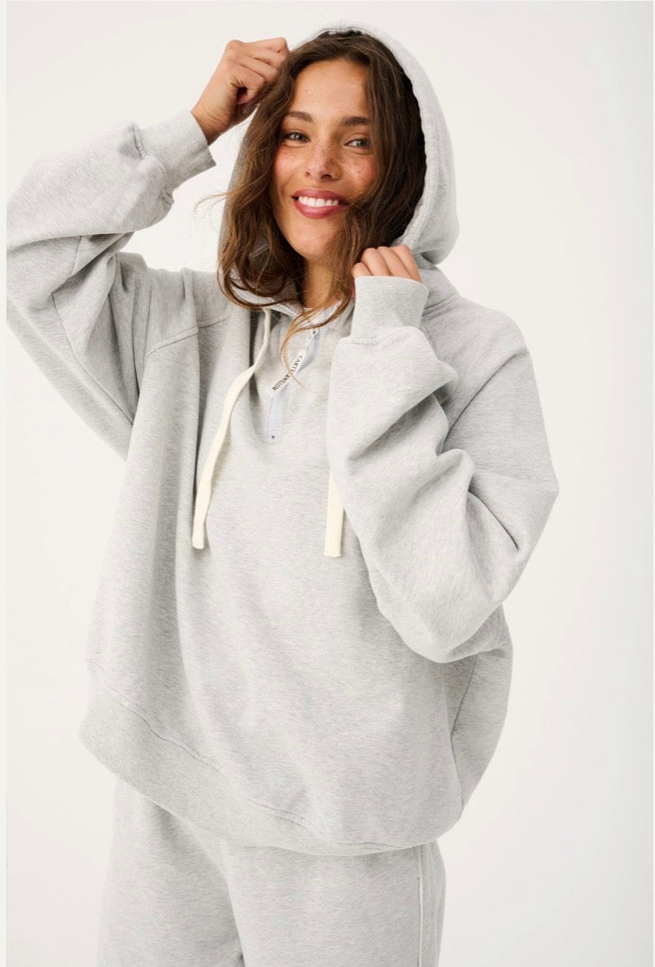 Teagan Hoodie Grey Marle - Cartel & Willow