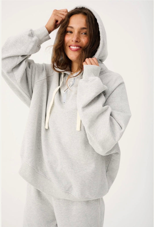 Teagan Hoodie Grey Marle - Cartel & Willow