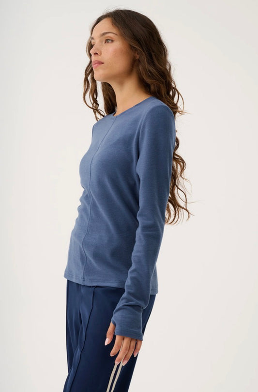 Aspyn Long Sleeve Slate - Cartel & Willow
