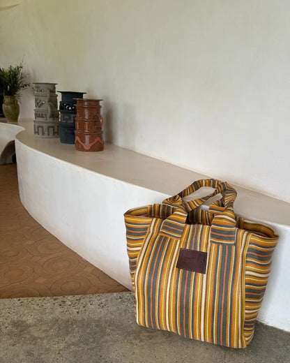 Shoulder Tote Burnt Orange - Saint Rue 22