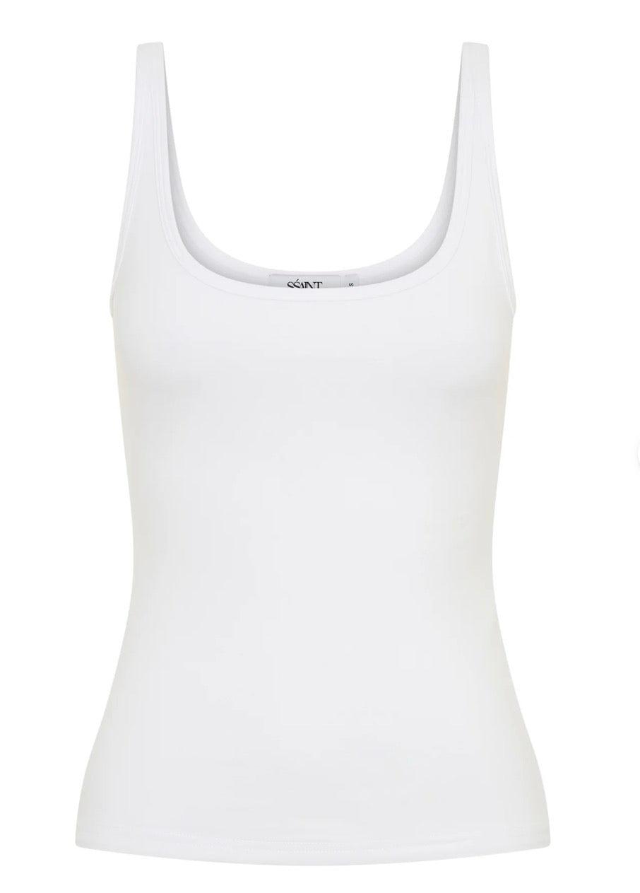 Essential Tank Top White- SSAINT