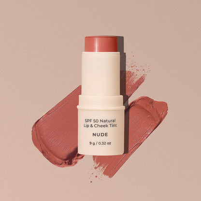 SPF 50 Natural Lip & Cheek Tint Nude - Avocado Zinc