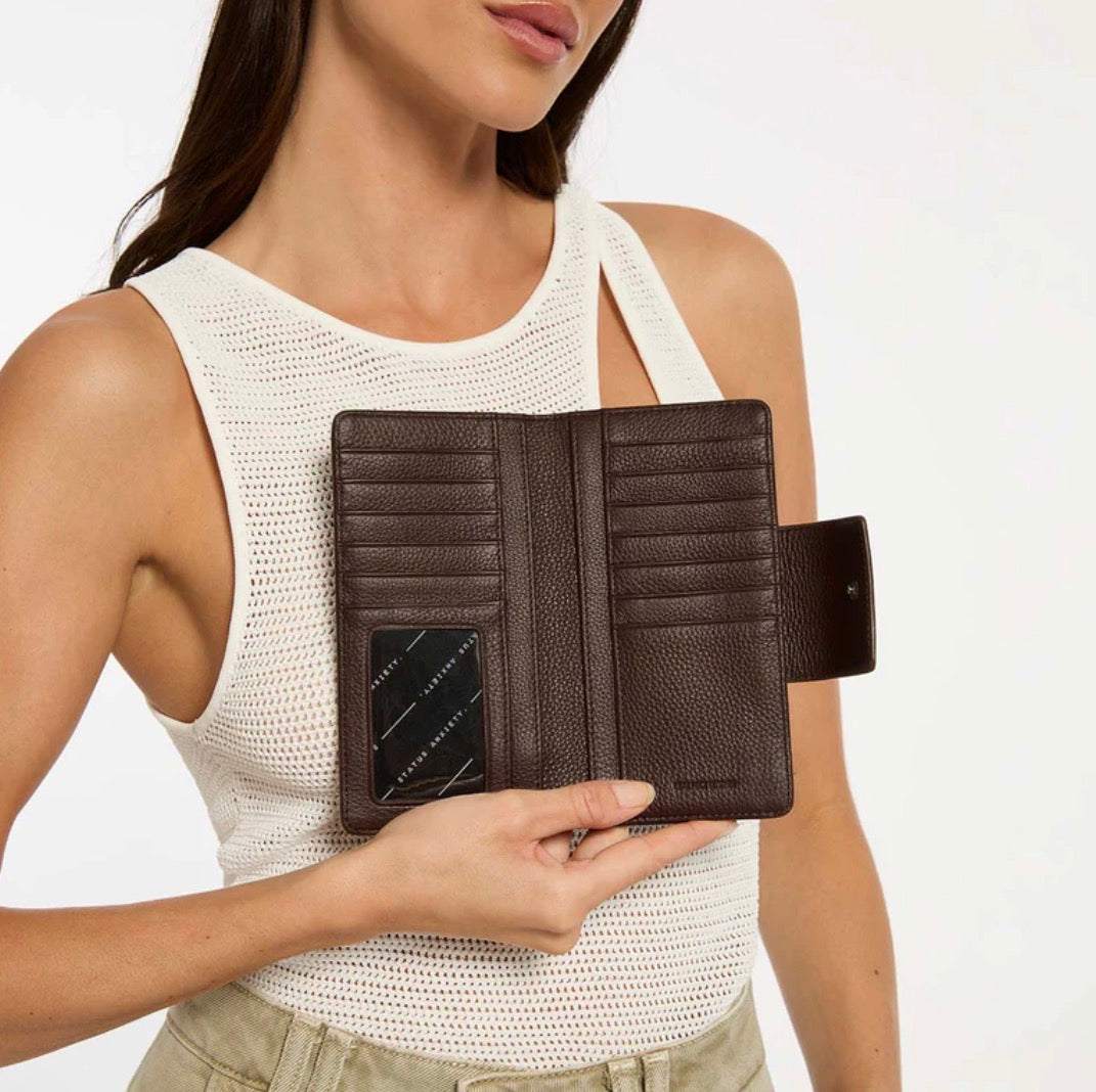 Ruins Wallet Cocoa- Status Anxiety