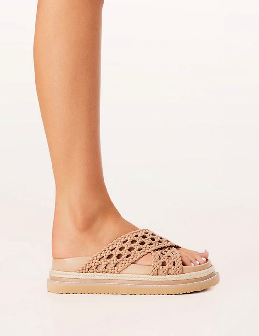 Atzi Peanut Platform Sandal - Billini