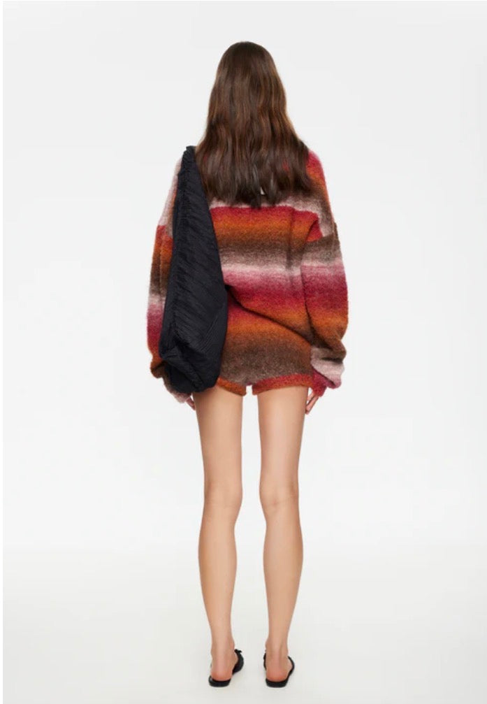 Loyalty Knit Wine Stripe - Lioness