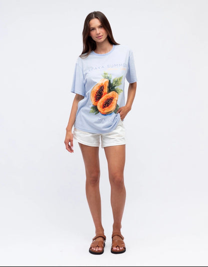 Papaya Summer Tee - Paper Heart