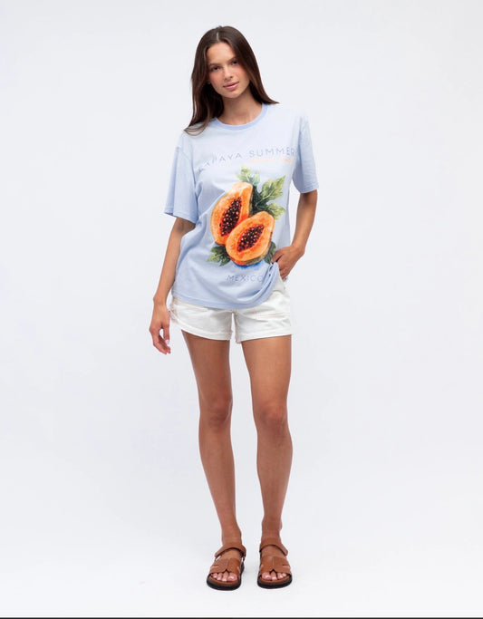 Papaya Summer Tee - Paper Heart
