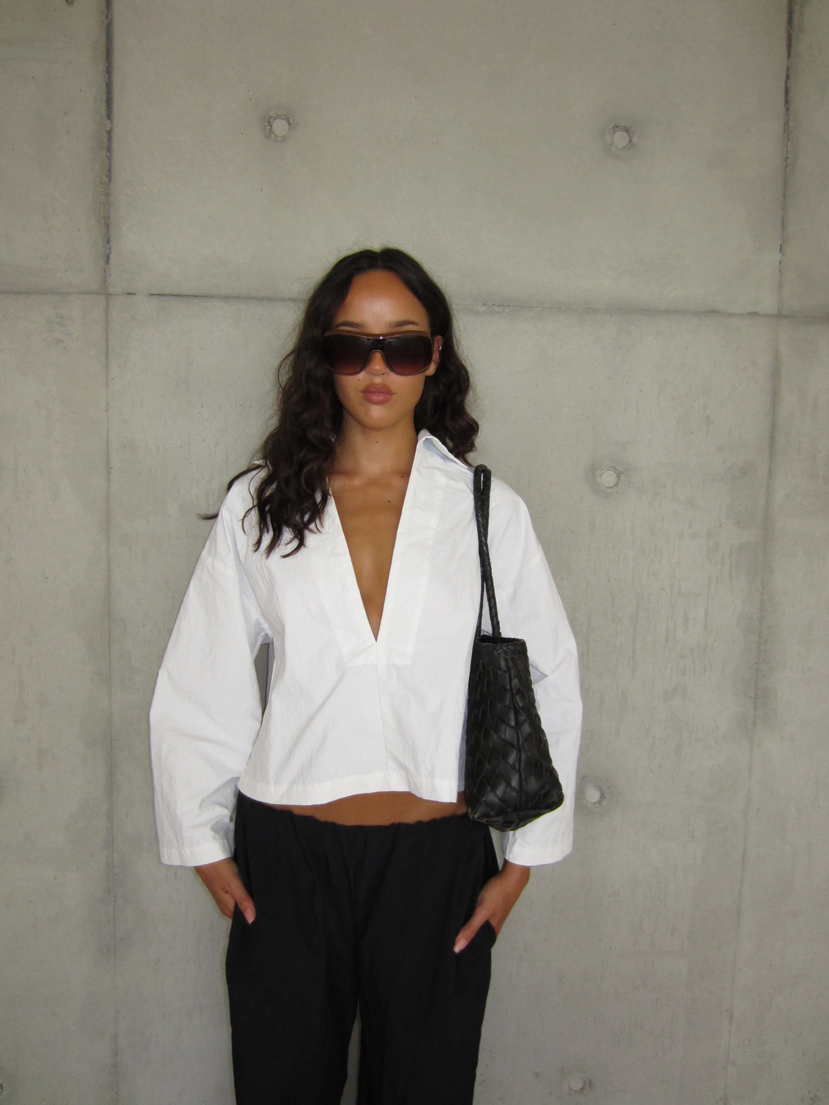 Khami Swim Blanc Shirt White