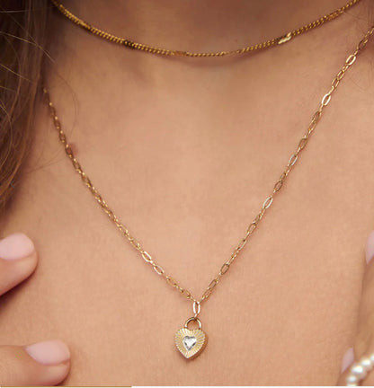 Ruby Heart Necklace - Arms of Eve