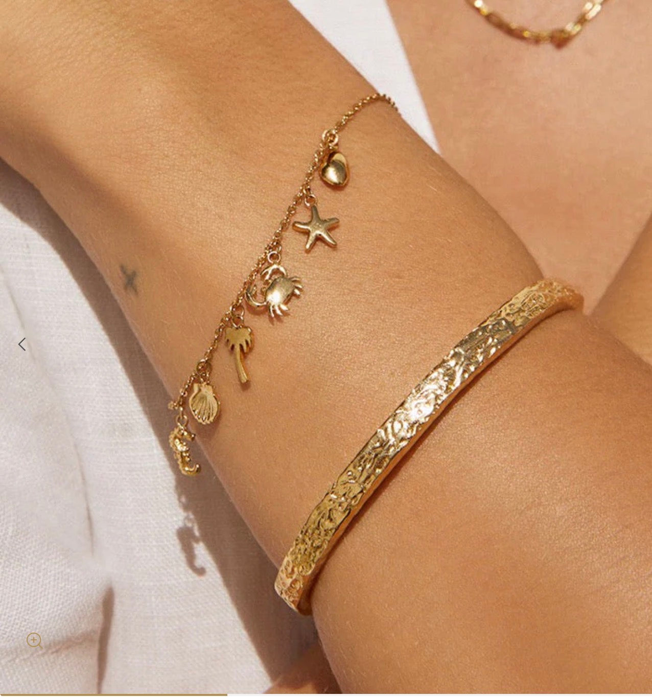 Ariel Gold Bracelet - Arms of Eve