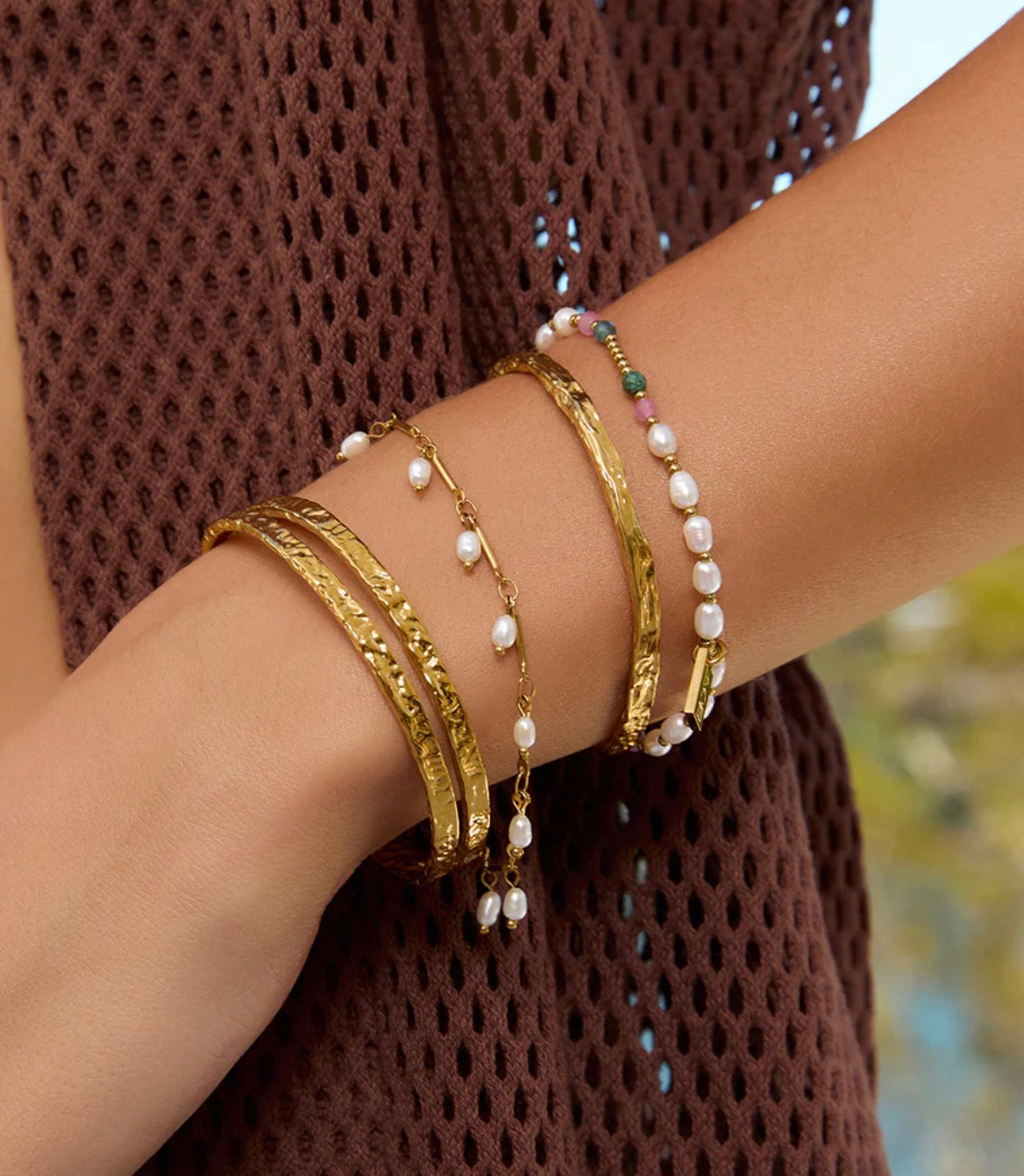 Elodie Gold Cuff - Arms of Eve