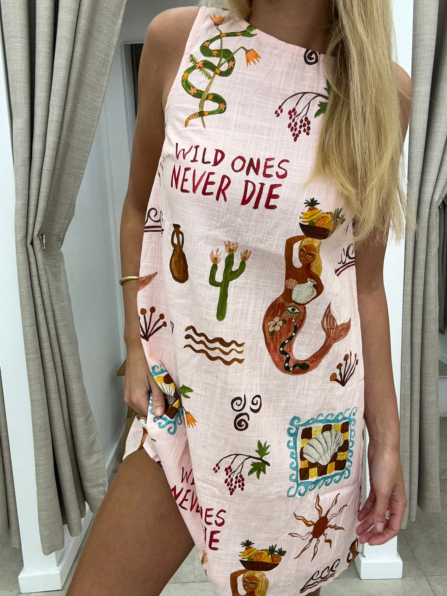 Wild Ones Mini Dress Cotton - By Frankie