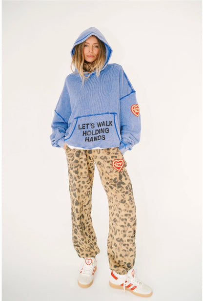 Sorry Mom Hoodie Faded Indigo - Happy Little Mother