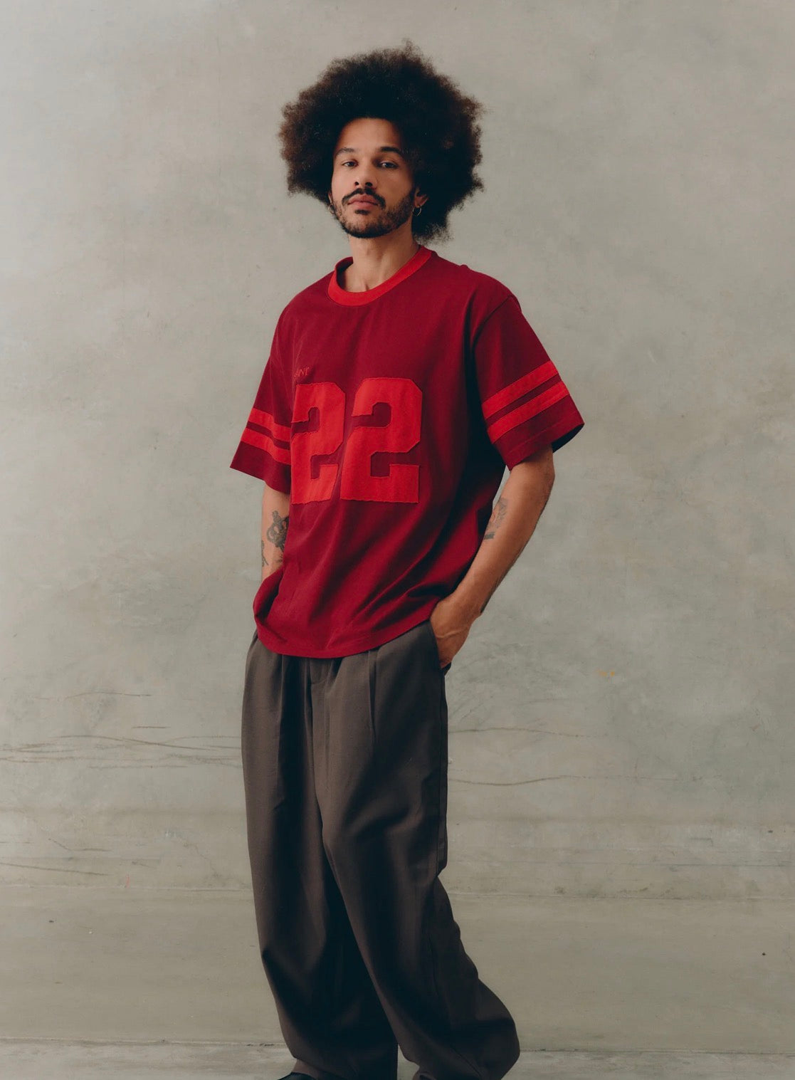 22 Motion Tee Cherry - SSAINT