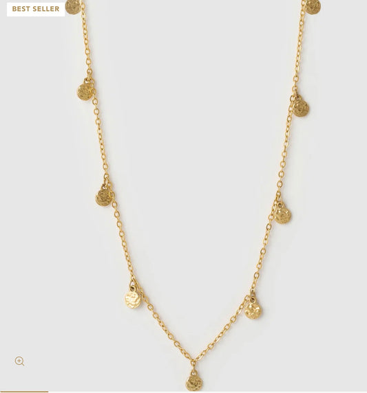 Zahara Gold Necklace - Arms of Eve