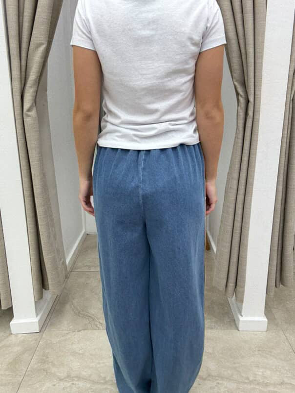 Denim Red Star Racing Pant - By Frankie