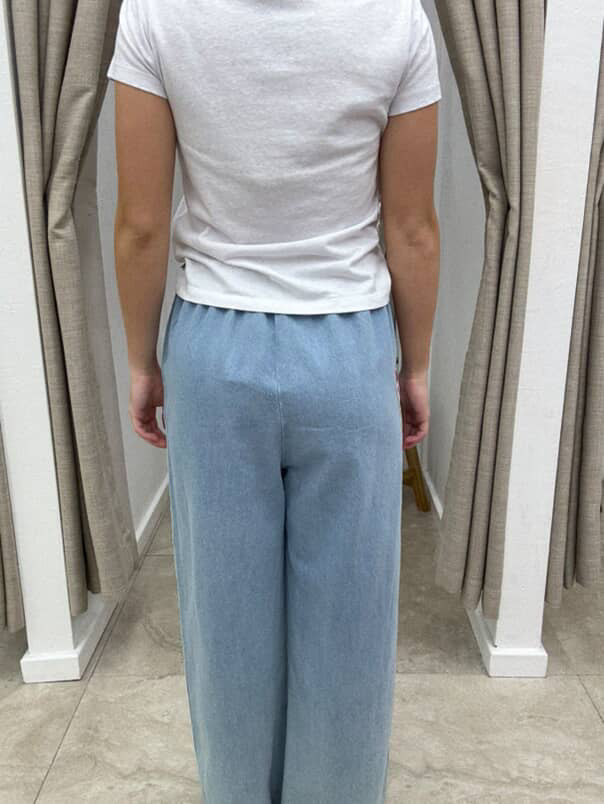 Denim Racer Red Heart Pant By Frankie