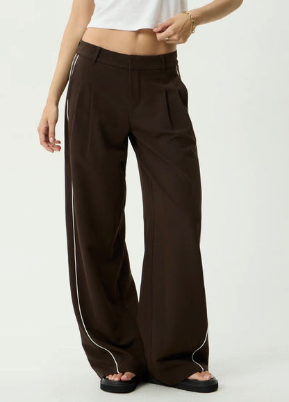 Dita - Low Rise Trouser - Coffee