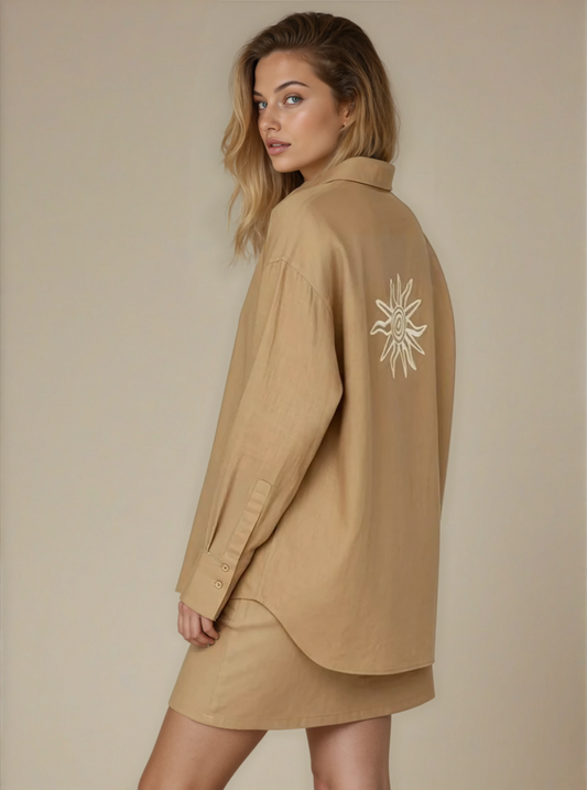 Nacida Shirt Tan Sol Juan&Me