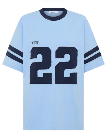 22 Motion Tee Powder Blue/Navy - SSAINT