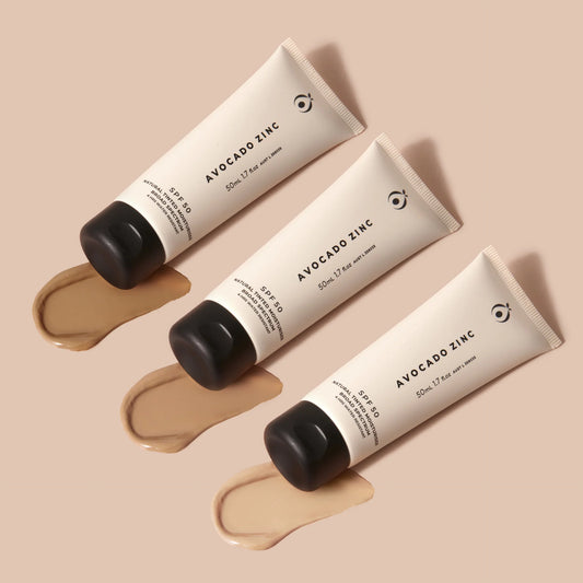SPF 50 Natural Tinted Moisturiser - Avocado Zinc