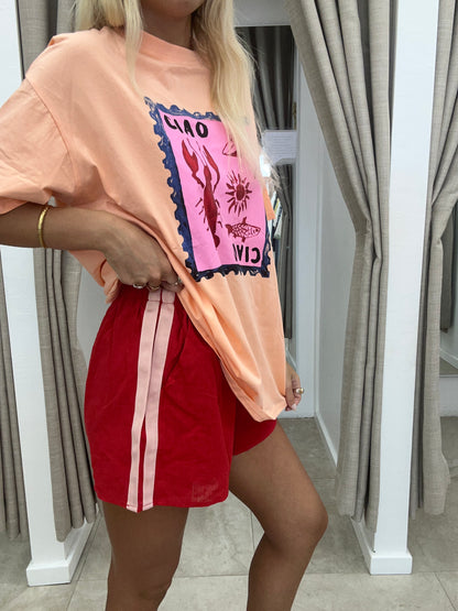 Ciao Seafood Lunch Short Set Cotton - Shorts By Frankie