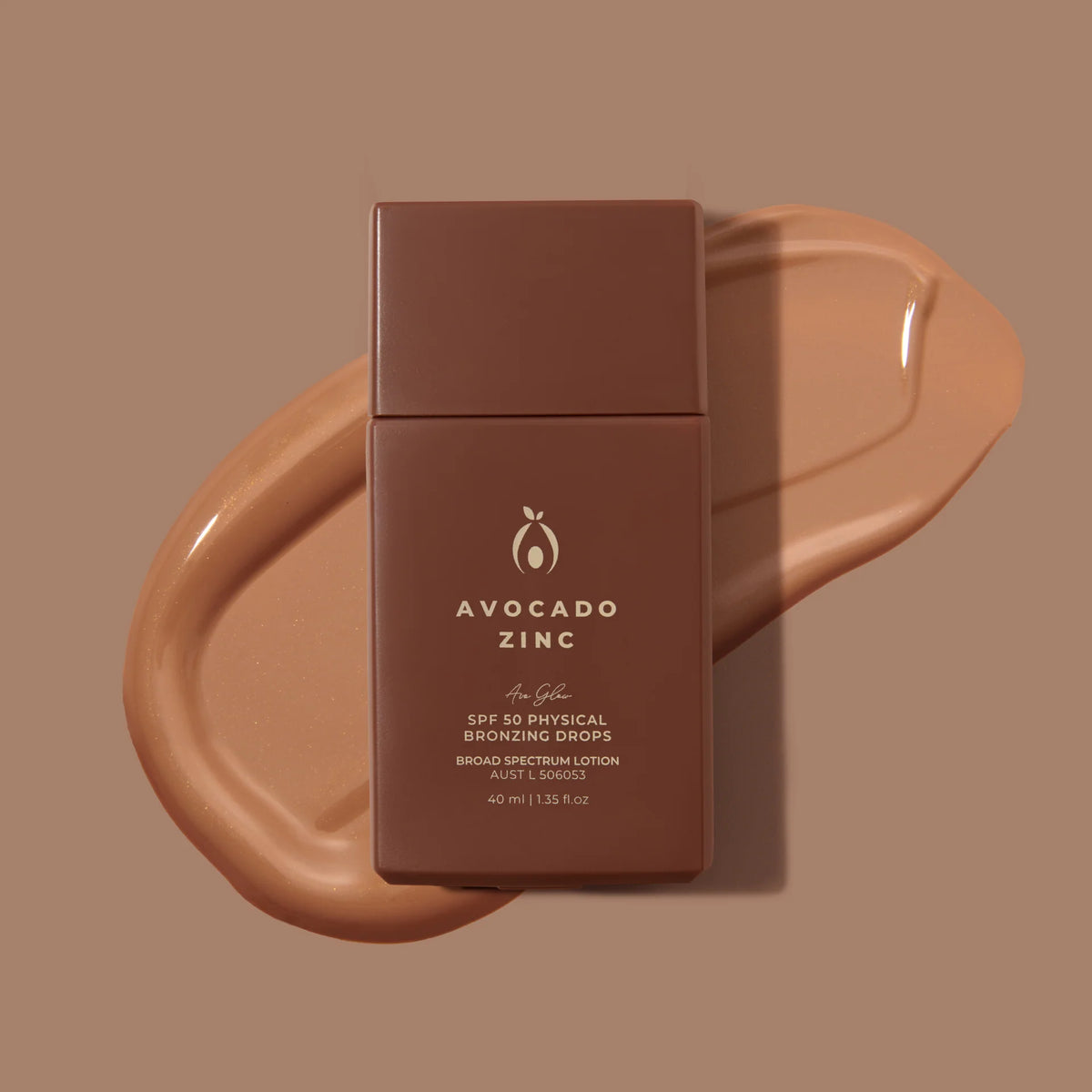 SPF 50 Physical Bronzing Drops - Avocado Zinc