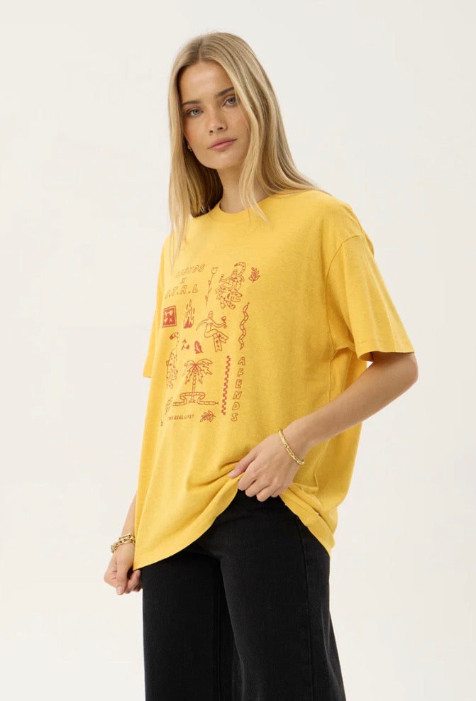 Holly - Oversized Tee - Mango