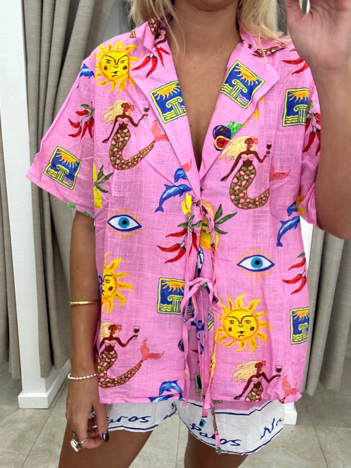 Greek Island Tie Set - Top By Frankie