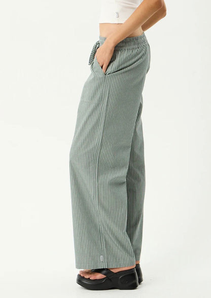 Pinned - Wide Leg Pant - Sycamore Stripe