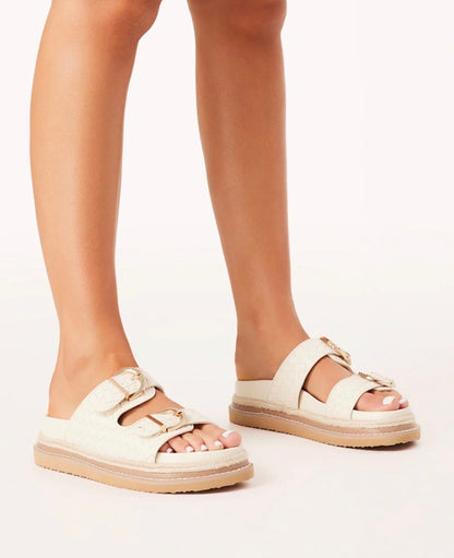 Anastasia Bone Platform Sandal Billini