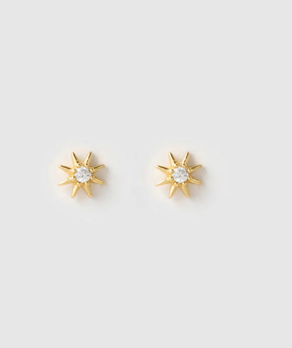 zadie flat back earrings AOE