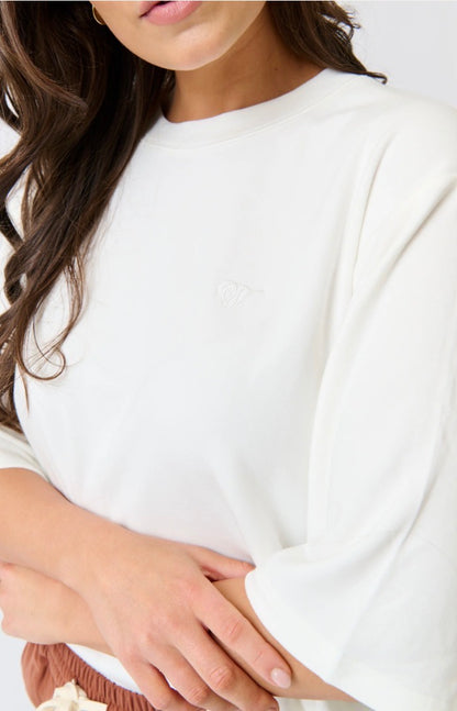 Solana Tee White Cartel & Willow