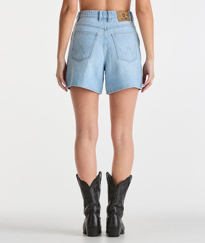 Hi Bells Short High Rise Short - Wrangler Utah Blue