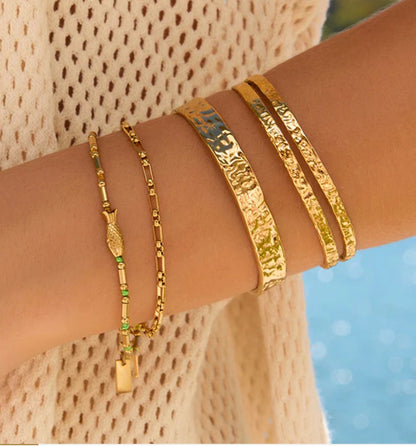 Olivia Gold Cuff - Arms of Eve